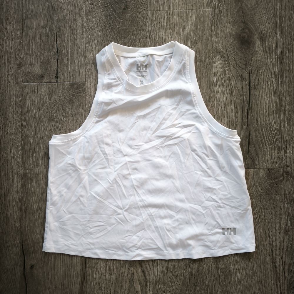Helly Hansen W White Sleeveless Tank Top